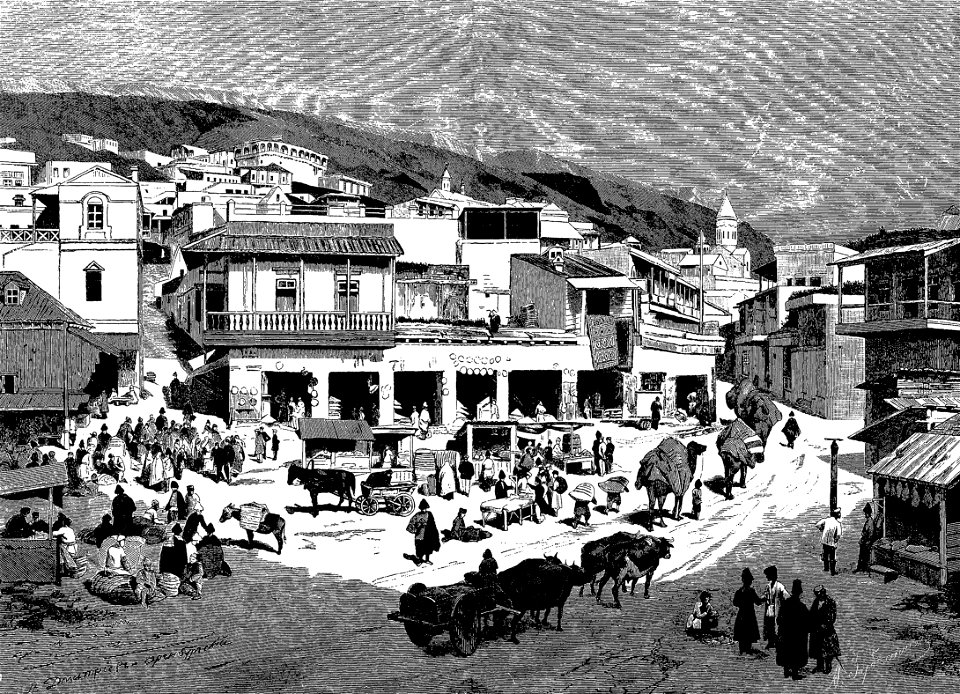 Meidan in Tiflis (1884)