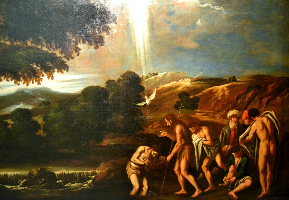 El bateig de Crist, Pedro Orrente, Museu de Belles Arts de València