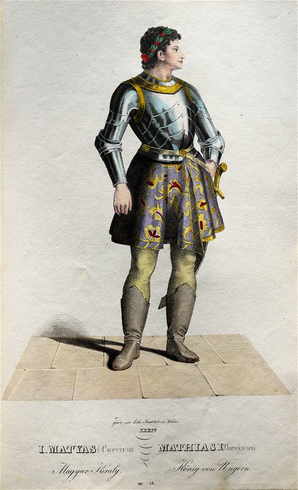 Matthias Corvinus Litho