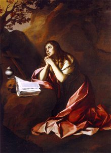 Murillo Magdalena penitente 1640 Matthiesen Gal.London
