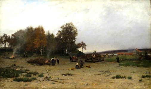 'Autumn Landscape' by Gerhard Munthe, Bergen Kunstmuseum