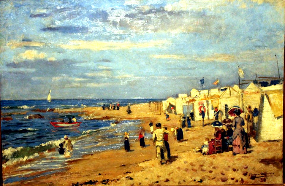 Museum Casa de Malhoa, Marques de Oliveira, at the beach