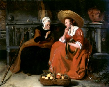 Nicolaes Maes - Vertumnus and Pomona