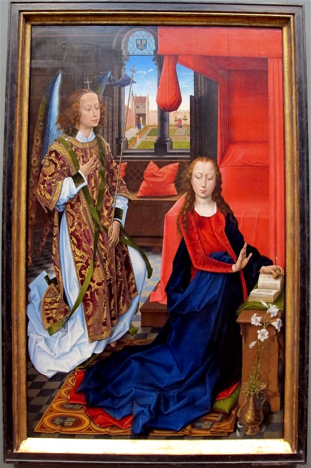Hans memling, annunciazione, 1465-75 ca.