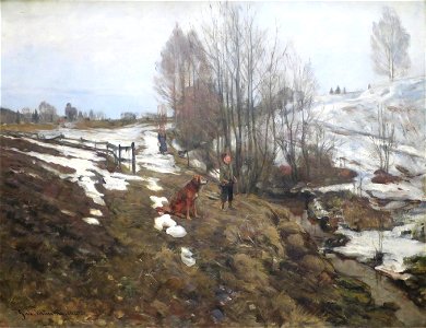 'Early Spring' by Gerhard Munthe, 1887, Bergen Kunstmuseum