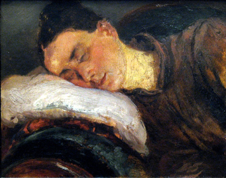 1840 Menzel Schlafende Frau anagoria