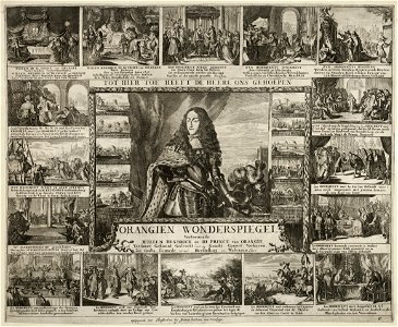 Oranje Wonderspiegel leven en daden van prins Willem III, 1675. NL-HlmNHA 53009048