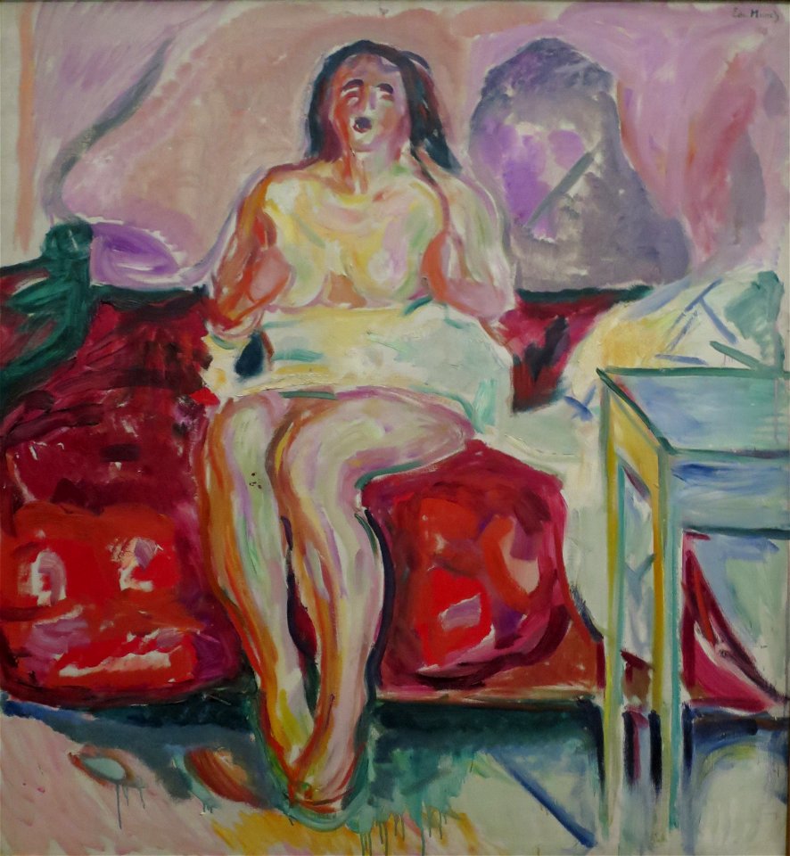 'Morning Yawn' by Edvard Munch, 1913, Bergen Kunstmuseum