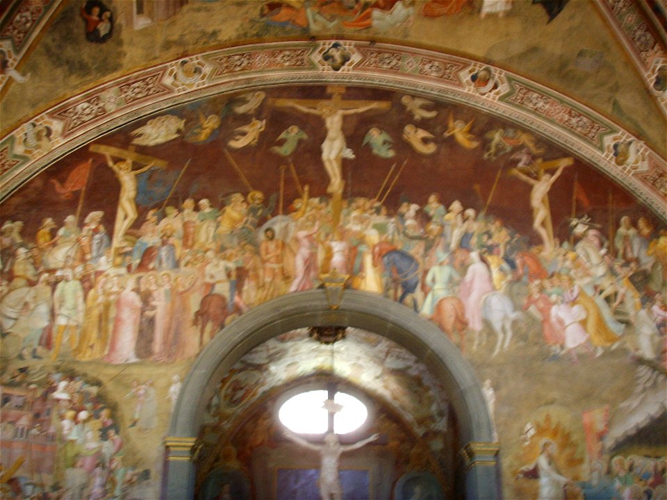 Museo di santa maria novella, cappellone degli spagnoli, affreschi di andrea di bonaiuto 10