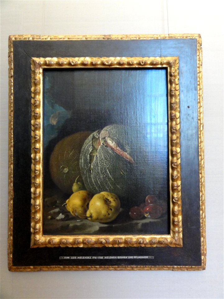 Melendez, Luis Egidio — Melonen, Birnen und Pflaumen