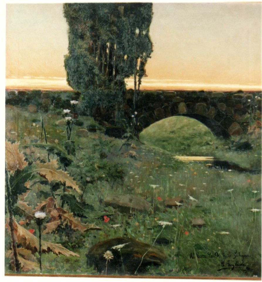 Paisatge amb pont