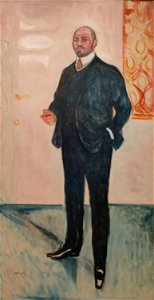 'Walter Rathenau' by Edvard Munch, Bergen Kunstmuseum. Free illustration for personal and commercial use.