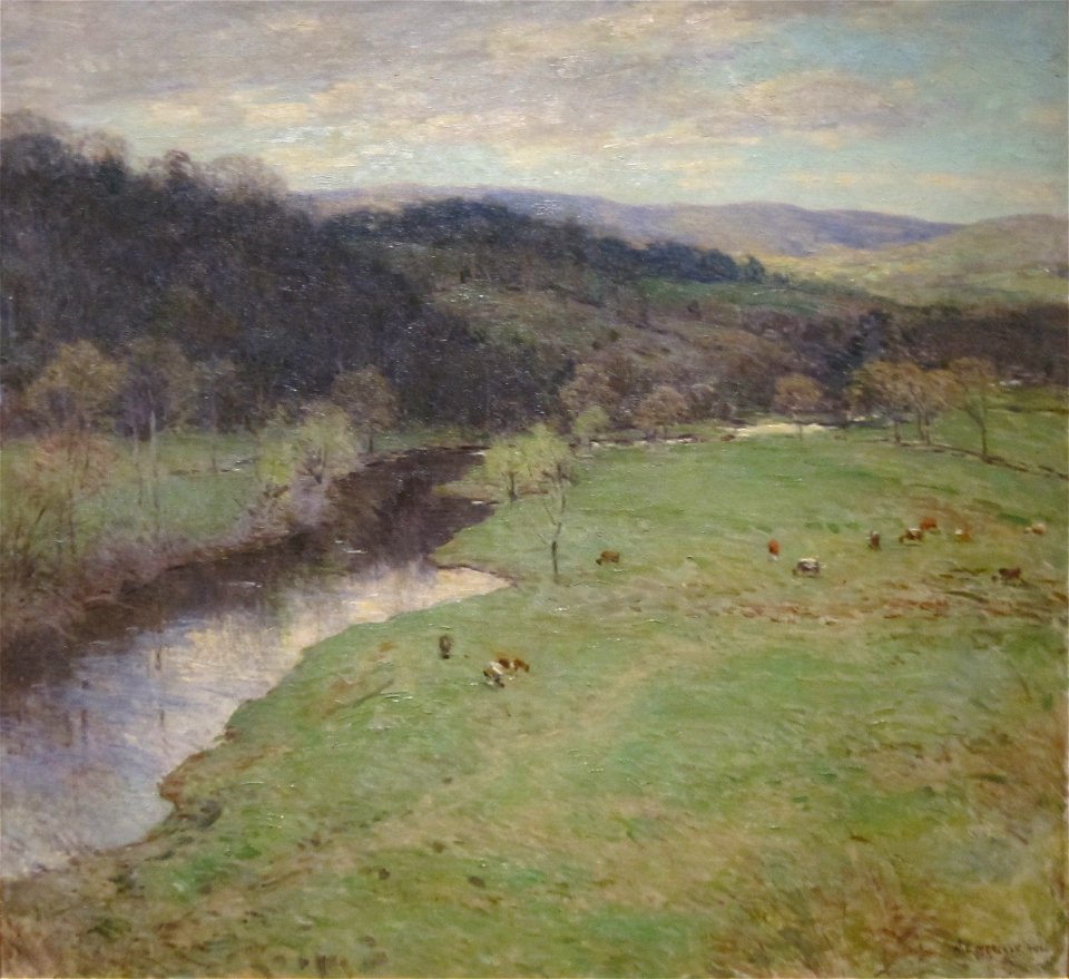 'Valley in Spring' by Willard Leroy Metcalf, Dayton Art Institute