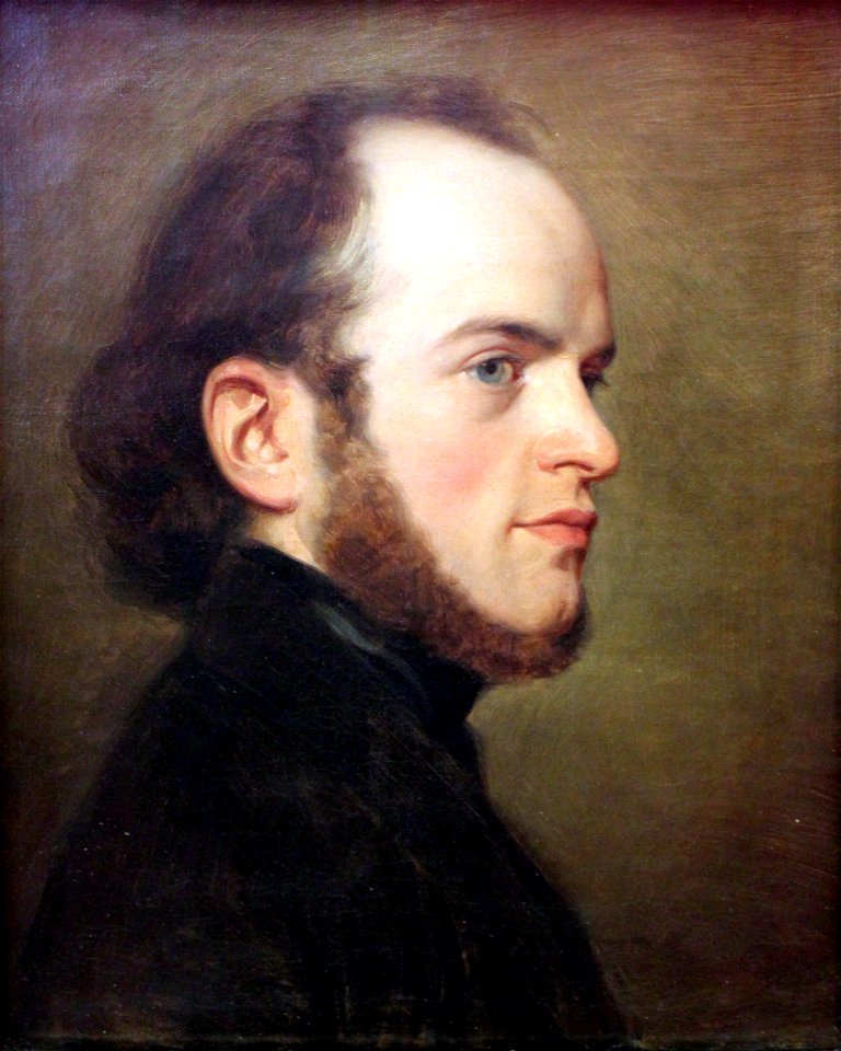 1839 Meyerheim Portrait Adolph Menzel anagoria
