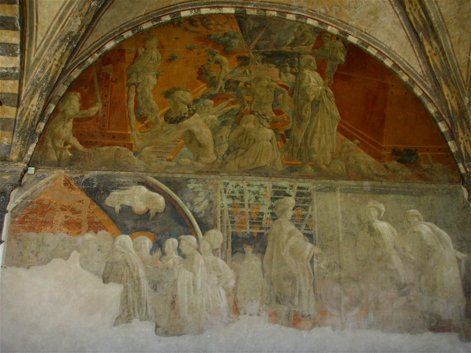 Museo di santa maria novella, chiostro verde affreschi di paolo uccello 4