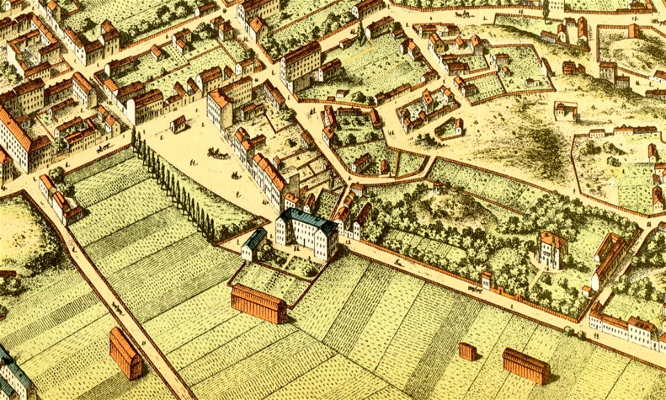 Neuhaus panorama, Nytorget, Malongen, Groens malmgård