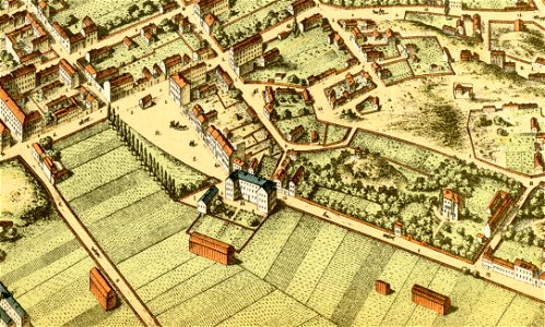 Neuhaus panorama, Nytorget, Malongen, Groens malmgård