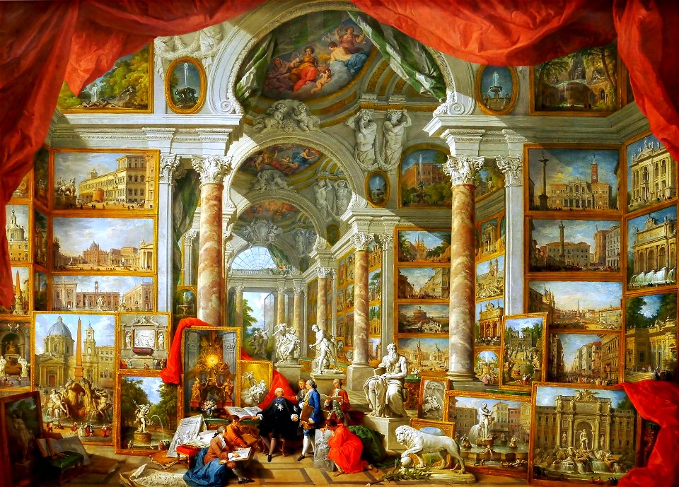 Pannini, Giovanni Paolo - Gallery of Views of Modern Rome - 1759