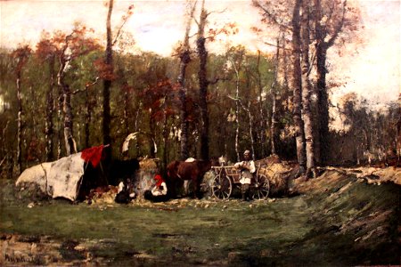 1873 Munkácsy Zigeunerlager anagoria