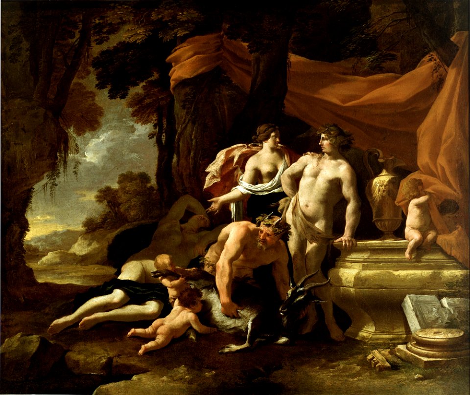Nicolas Chapron - The Union of Venus and Bacchus (1639)