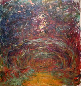 Path under the Rose Arches by Claude Monet, Musée Marmottan Monet 5104. Free illustration for personal and commercial use.