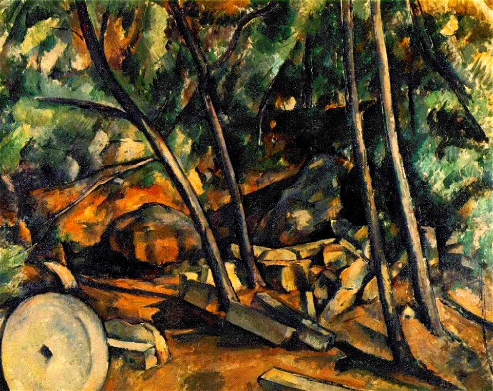 Paul Cezanne - Woods with Millstone