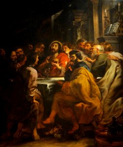Milan pinacothèque Peter Paul Rubens - Last Supper. Free illustration for personal and commercial use.
