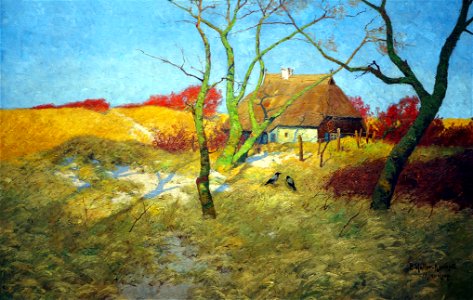 Müller–Kaempff Landscape with fisherman`s house