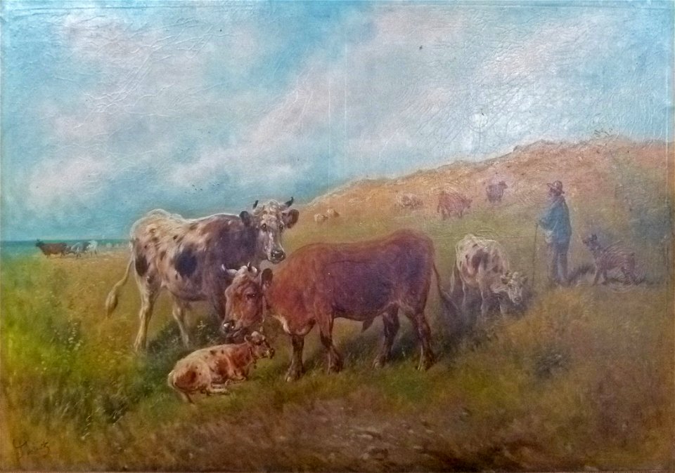 Paul Schouten - Zomerlandschap met vee