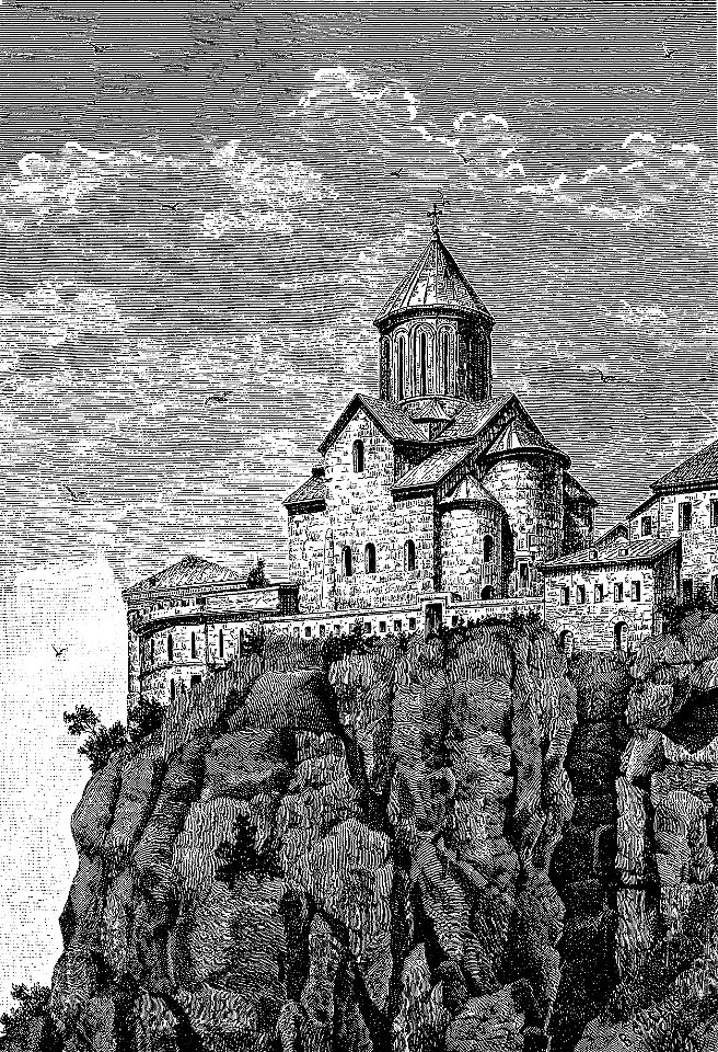 Metekhi church in Tbilisi