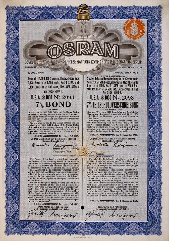 Osram 1925