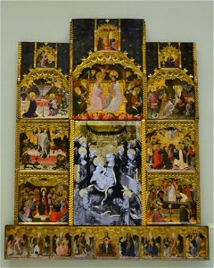 Pere Nicolau, retaule de la vida de la Mare de Déu, museu de Belles Arts de València