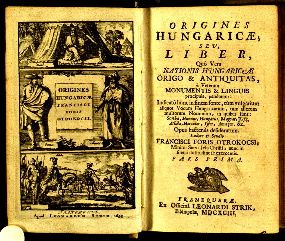 Otrokocsi Fóris - Origines Hungaricae - 1693 -Universiteitsbibliotheek VU PGB