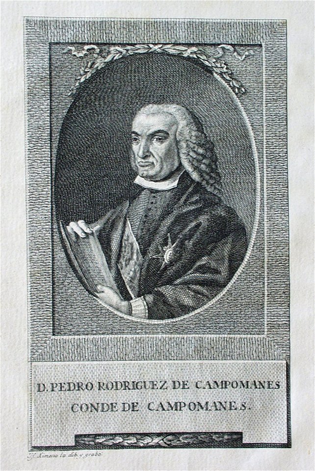 Pedro Rodríguez de Campomanes, primer conde de Campomanes (Museo de Bellas Artes de Córdoba)