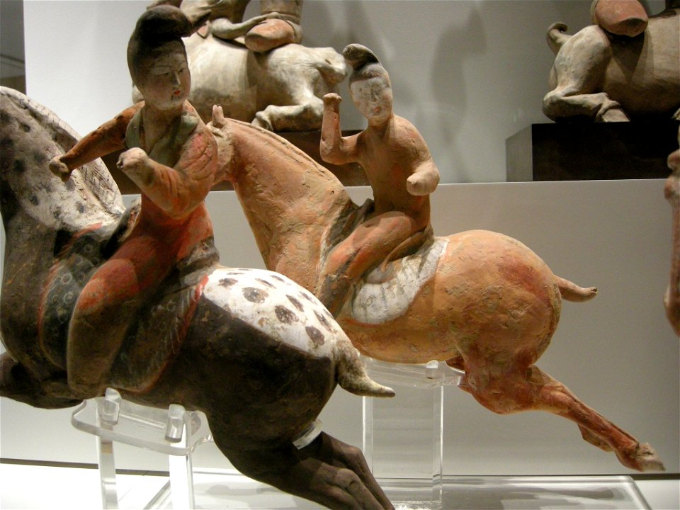 Nswag, dinastia tang, giocatrici di polo 03