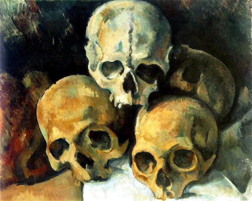 Paul Cezanne - Pyramid of Skulls