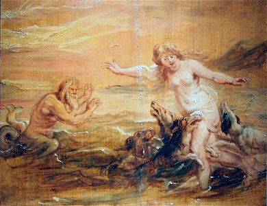 Peter Paul Rubens - Scylla et Glaucus. Free illustration for personal and commercial use.