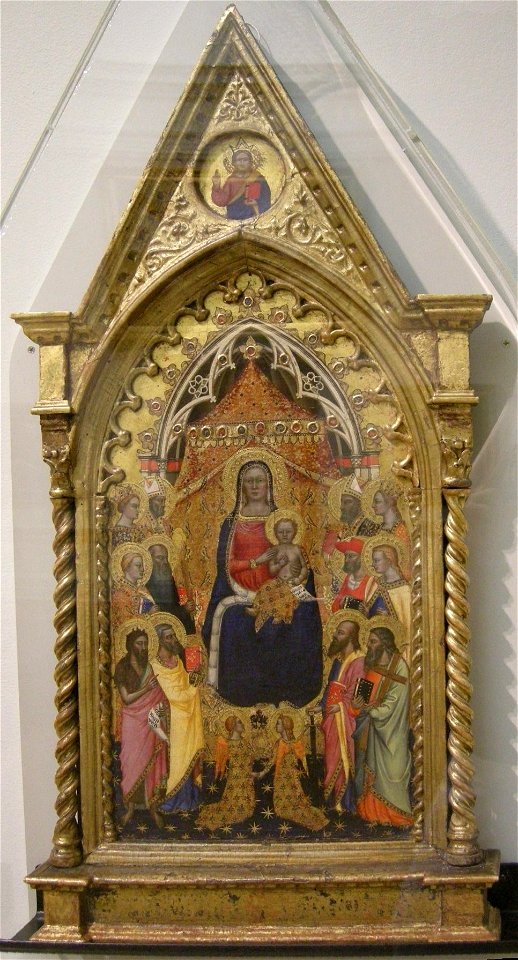 Nswag, jacopo di cione, madonna in trono e santi, 1367