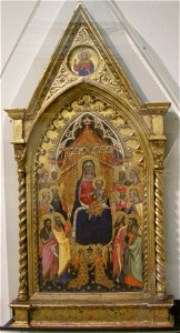 Nswag, jacopo di cione, madonna in trono e santi, 1367