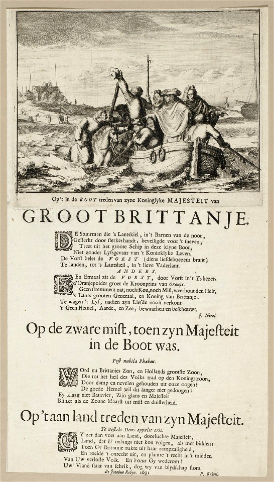 Overtocht Willem III naar Holland. NL-HlmNHA 53008714