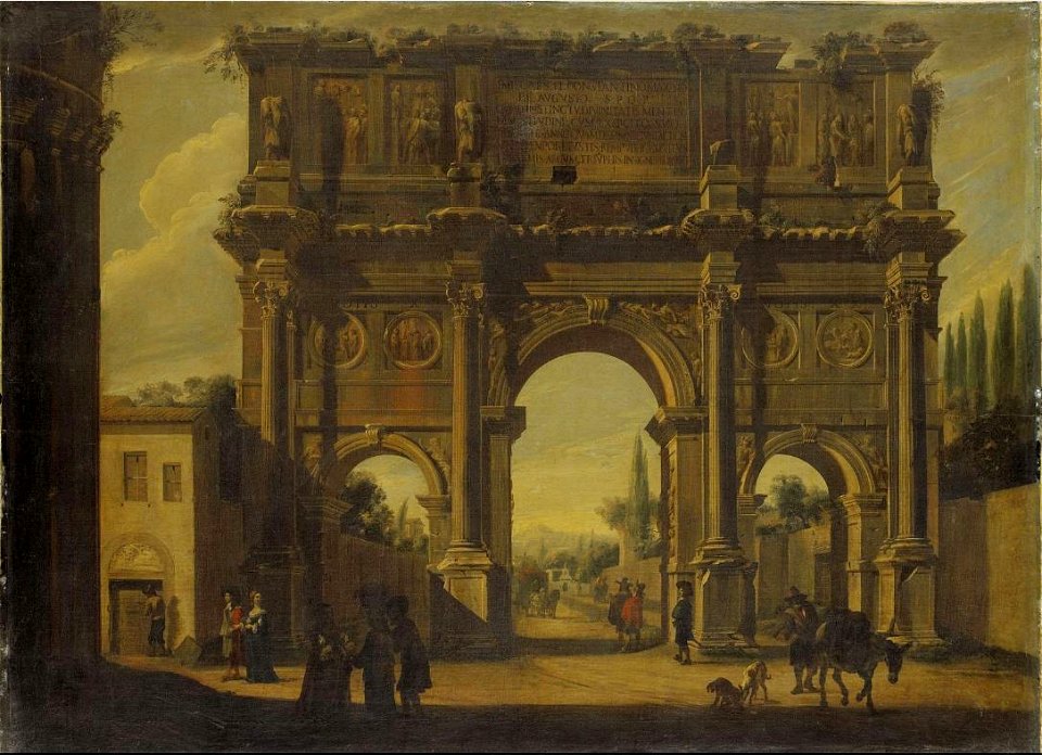 Niccolo Codazzi, Viviano Codazzi, and Michelangelo Cerquozzi - Arch of Constantine