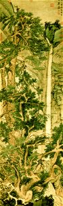 Old Trees by a Cold Waterfall