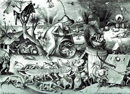 Pieter Bruegel the Elder- The Seven Deadly Sins or the Seven Vices - Anger