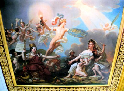 Palais du Louvre - Musée Charles X - Salle 9 - Peinture du plafond