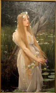 Ophelia, Jules-Joseph Lefebvre, 1890 - Museum of Fine Arts, Springfield, MA - DSC04109