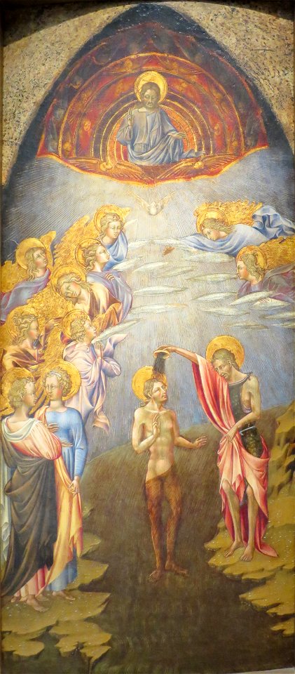 'Baptism of Christ' by Giovanni di Paolo, Norton Simon Museum