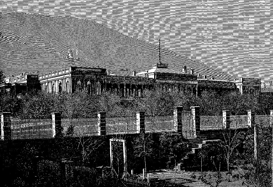 Palace of Viceroy in Tiflis (Roskoschny, 1884)