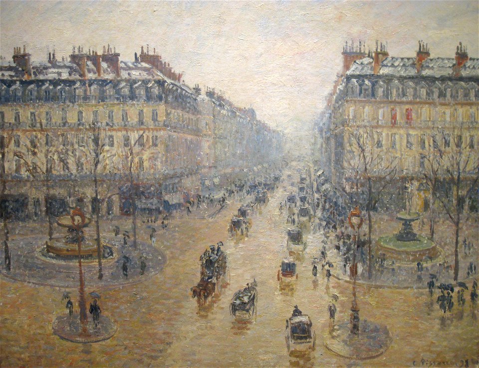 Avenue de L'Opera (Effect of Snow in the Morning) IMG 6902