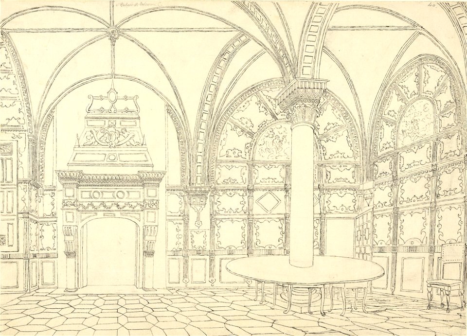 Parlour Interior, Bolsover Castle 005ADD000015537U00040000-SVC2-