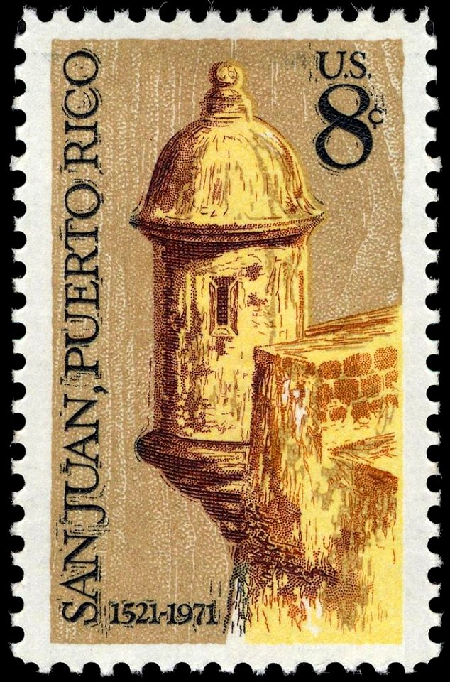 Puerto Rico 8c 1971 issue